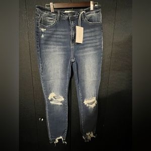 Flying Monkey distressed jeans, size 31, new with tags